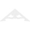 Ekena Millwork Pitch Cornelia Architectural Grade PVC Gable Pediment, 72"W x 30"H x 1"P (10/12) GPP072X030X100CRN - alternate 5